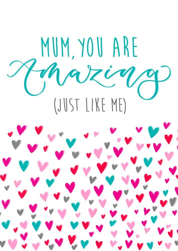 mum for mum Mothers Day Card 39488 created by The Amyverse