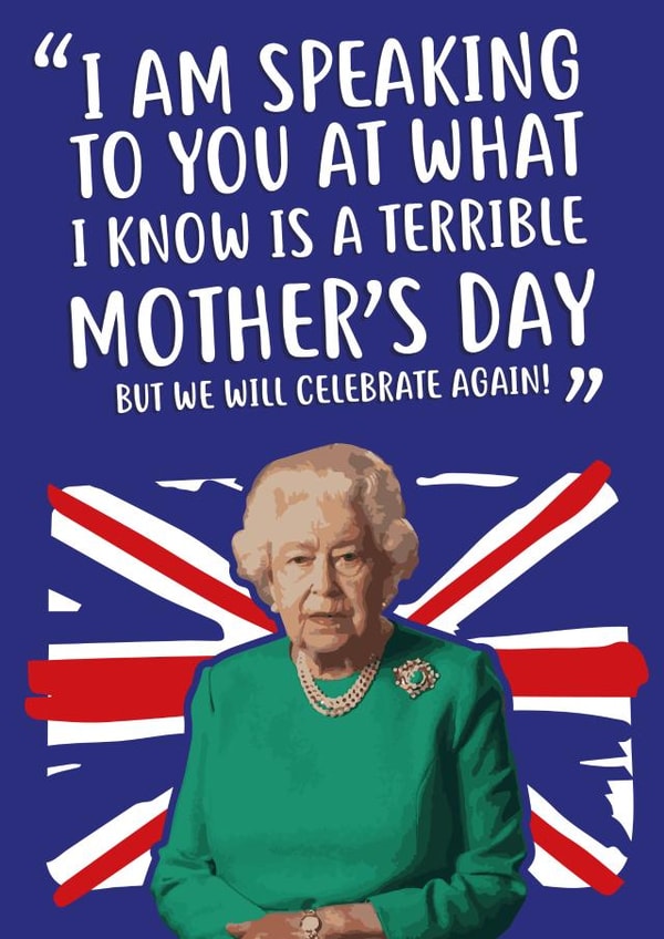 Queen The Queen Mothers Day Card 33674 created by @linesbehind