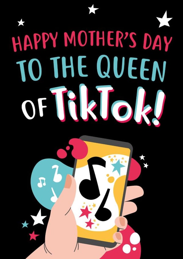 TikTok music Mothers Day Card 11224 created by @linesbehind