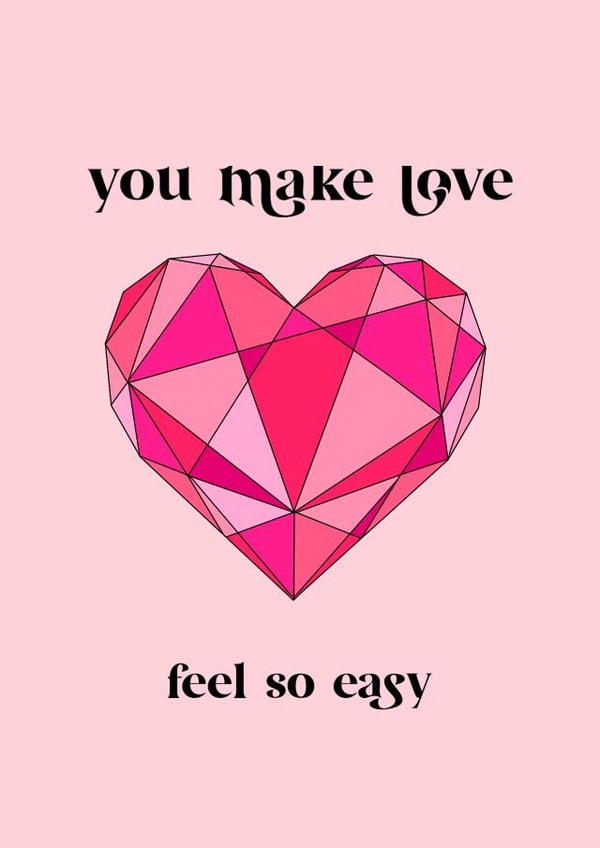 crystals gem Valentines Day Card 17553 created by HappyHippyPrints