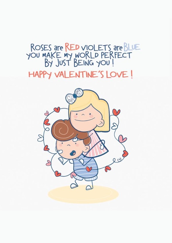 Roses are Red card, Valentines card, Love card created by CreateDesigns by Shaista Parveen