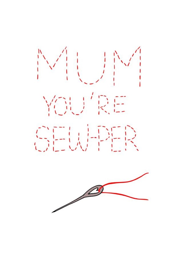 pun mum Mothers Day Card 42850 created by Wild Housecat Designs