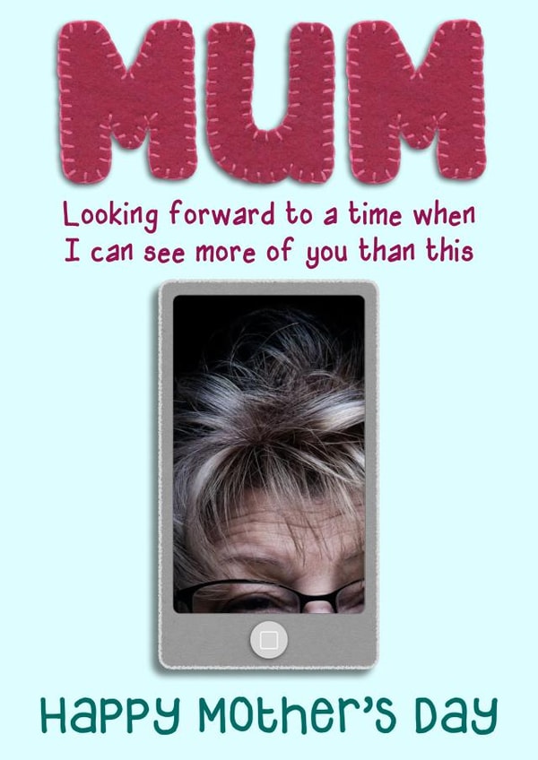 female mum Mothers Day Personalised Photo Card 12058 created by Presents Felt