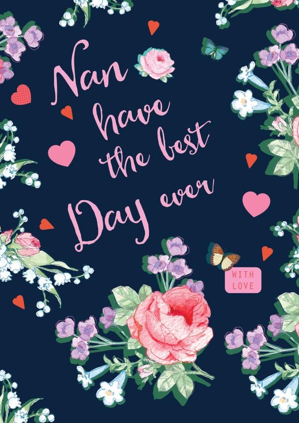 flowers floral Birthday Card 2421 created by Siobhan at april rose