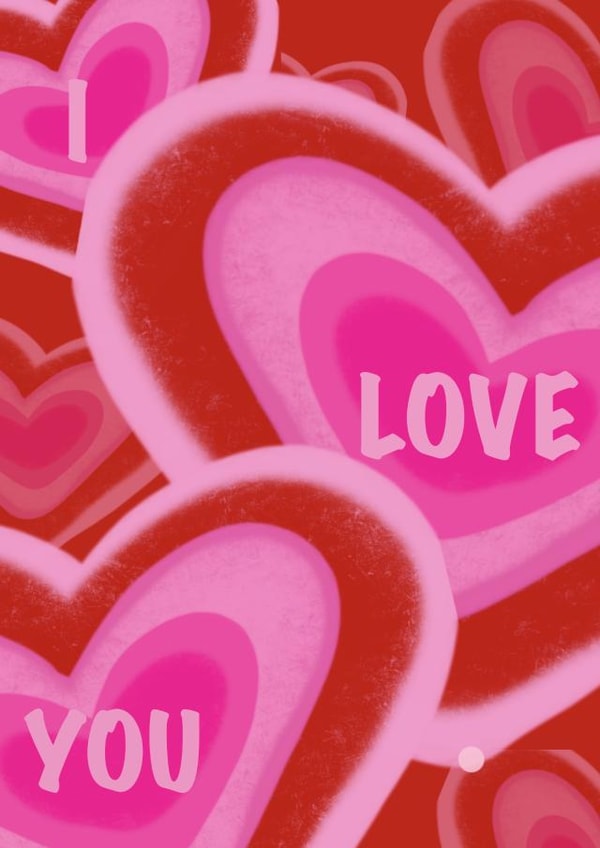 love love you Valentines Day Card 16920 created by Lucy McCabe
