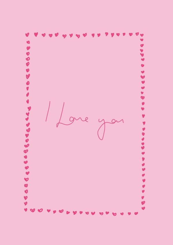 i love you love Valentines Day Card 16921 created by Lucy McCabe