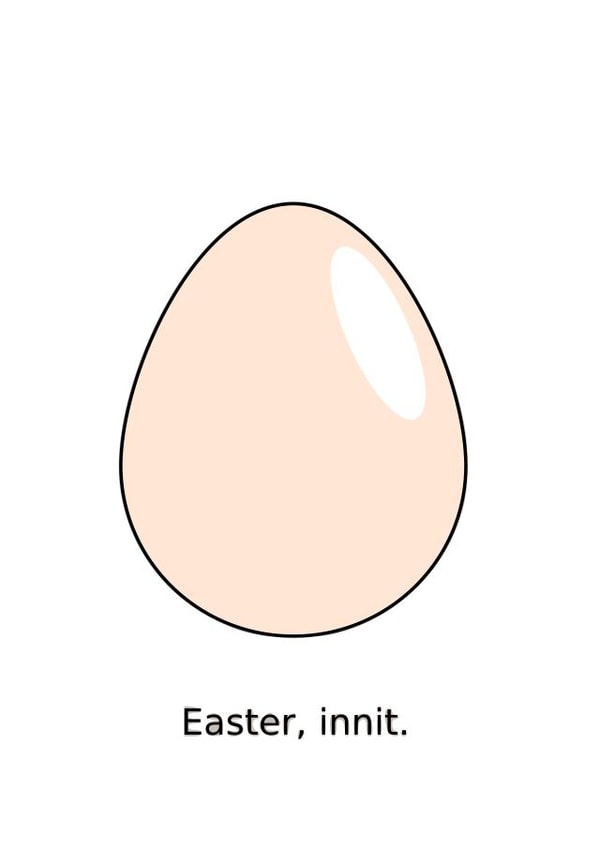 egg innit Easter Card 47337 created by Henhouse Creative