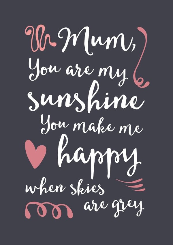 heart mum Mothers Day Card 4900 created by Ginger Ink Design