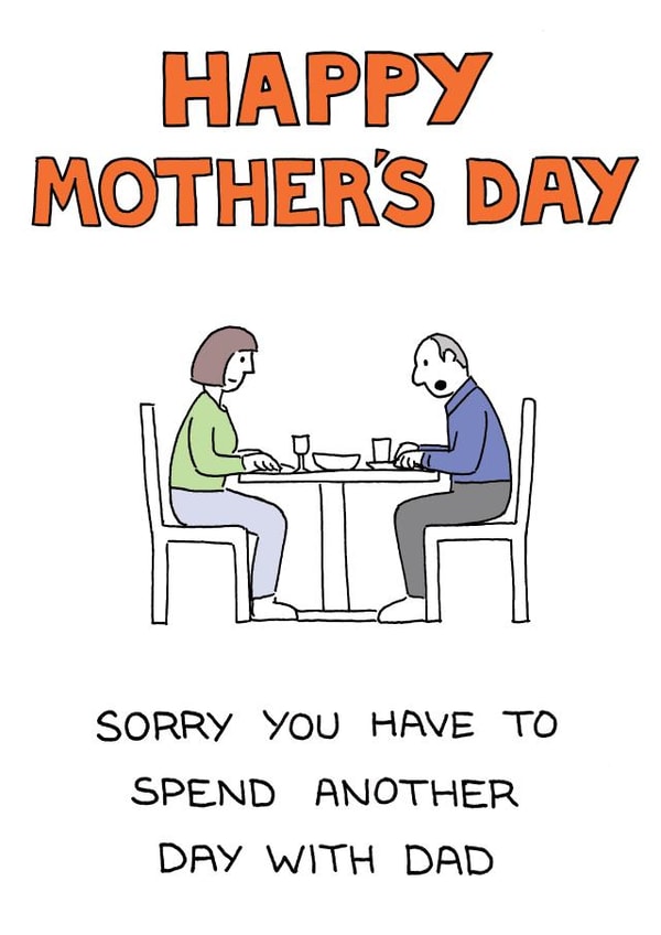 rupertfawcett couple Mothers Day Card 15150 created by Happy Octopus by Rupert Fawcett