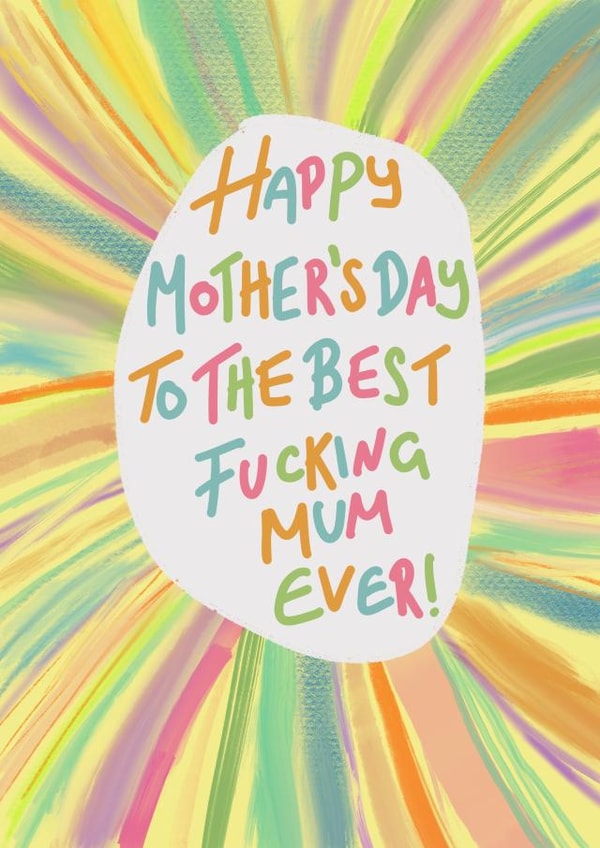 abstract colourful Mothers Day Card 32996 created by Lyndsey Jade