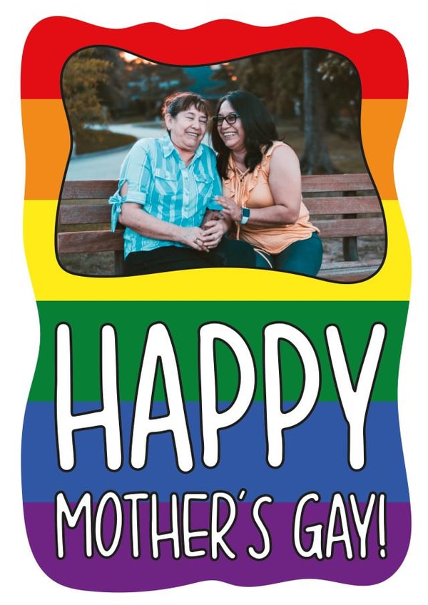 mothers mums Mothers Day Personalised Photo Card 11377 created by TeePee Creations