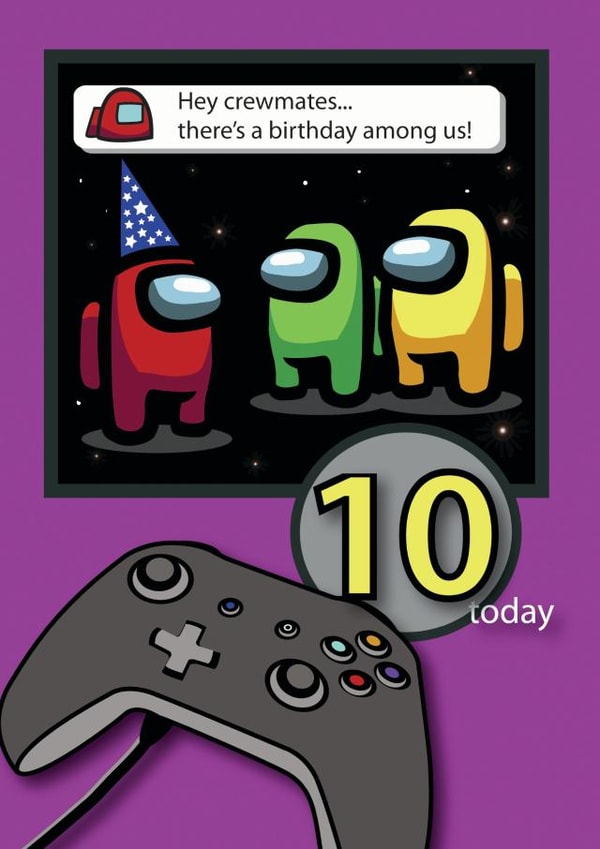 Child 10 Birthday Card 19226 created by Jackie Ponwaye Design