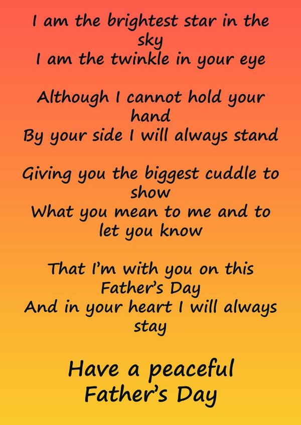 peaceful father Father's Day Card 45590 created by Dear Evelyn