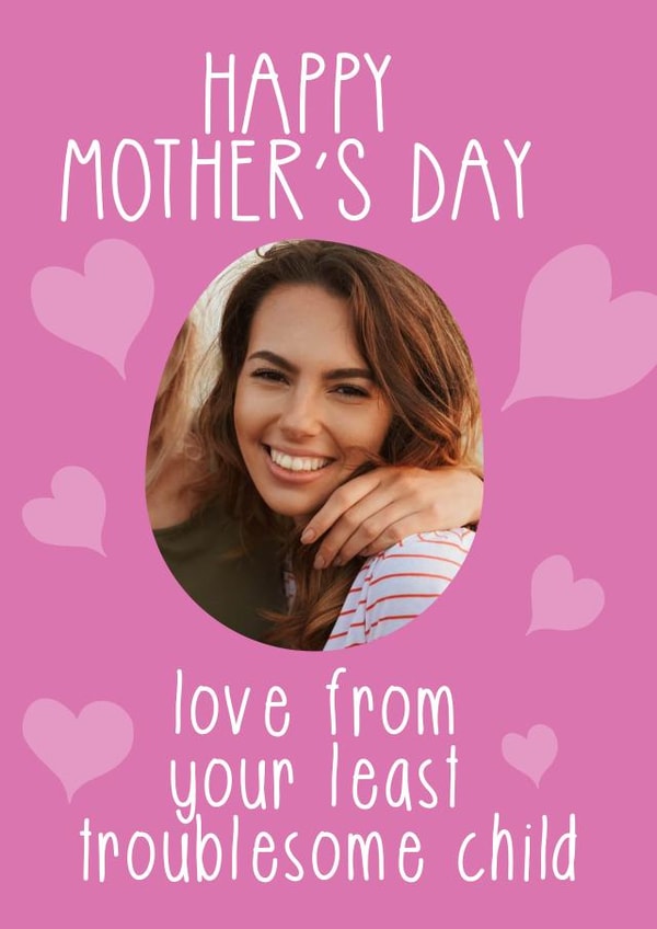 PC mother Mothers Day Personalised Photo Card 8267 created by Afewhometruths