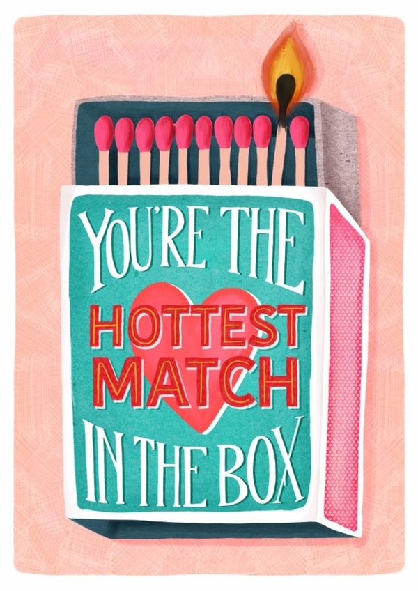 Retro/Vintage illustration Valentines Day Card 4294 created by Claire Lefevre