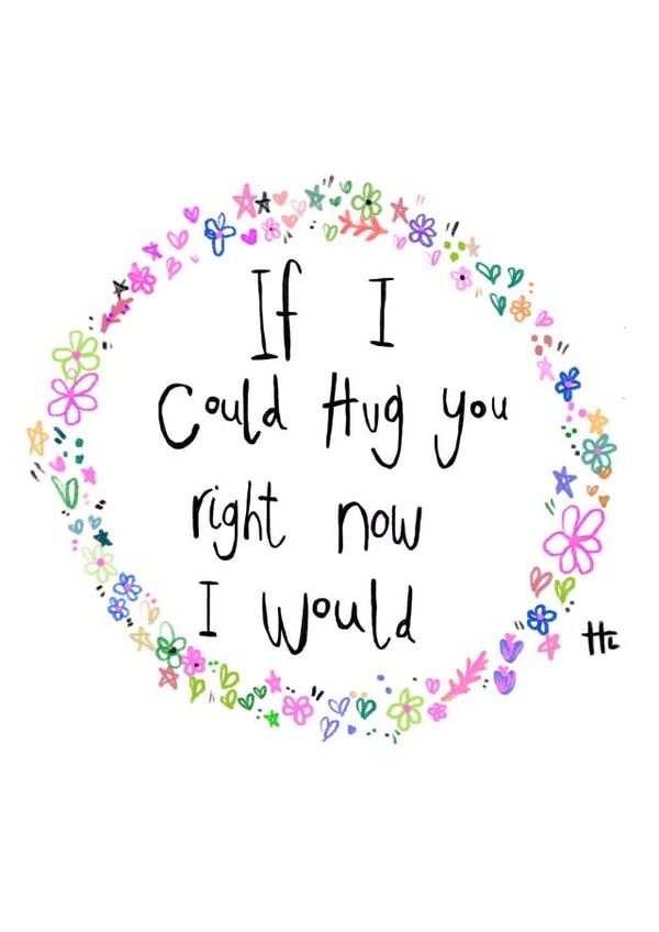 has creator name on hug Send A Smile Card 21572 created by Holly Levell