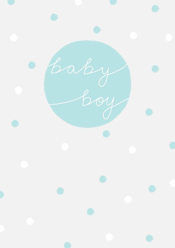 baby shower it's a boy New Baby Card 19813 created by Amber Jane