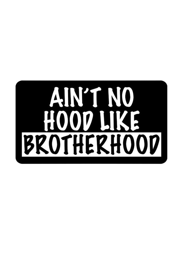 hood brotherhood Birthday Card 19258 created by ifandwhenprints
