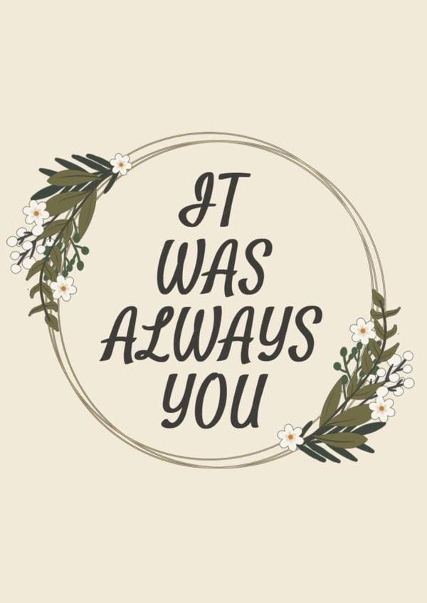 foliage wreath Anniversary Card 21587 created by Zooone