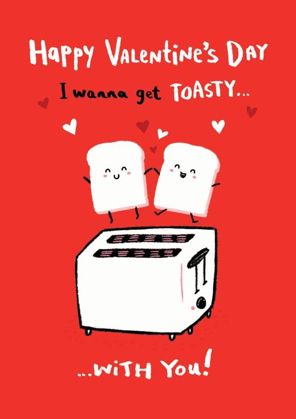 toast cute Valentines Day Card 14969 created by Hew Ma