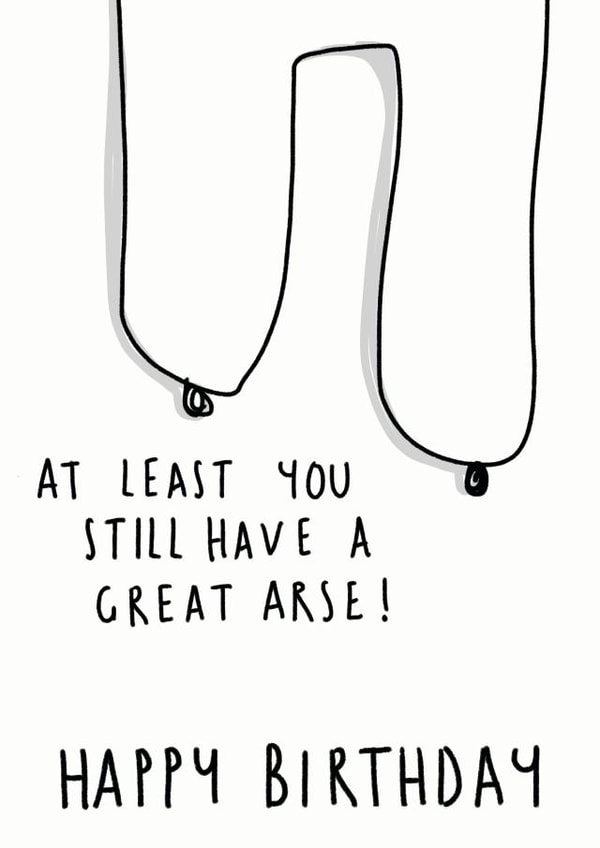 boobs funny  Birthday Card 20534 created by NICHOLA COWDERY ILLUSTRATIONS 