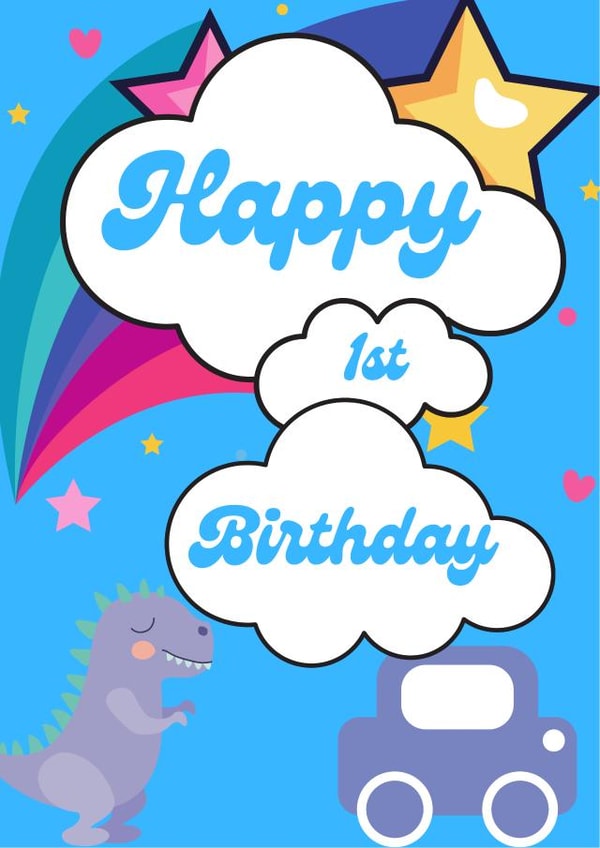 Happy birthday birthday boy Card 33957 created by Warrior&Feral