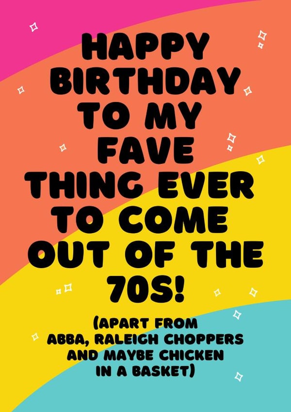 70s baby 70s Card 21620 created by Dangerous Dave 