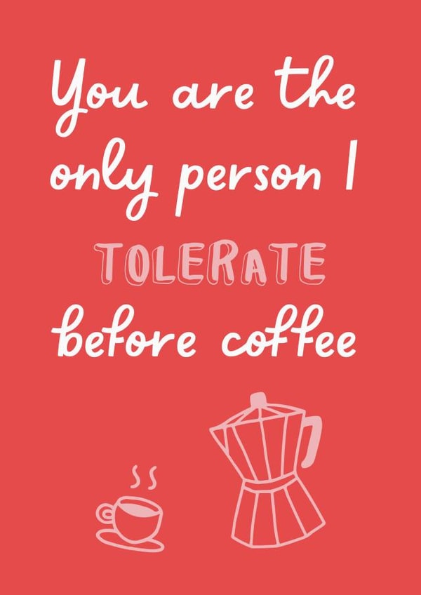 coffee espresso Valentines Day Card 47356 created by Smuug 