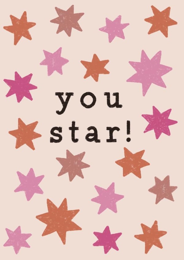 you star stars Love & Friendship Card 21606 created by Louisa Taylor