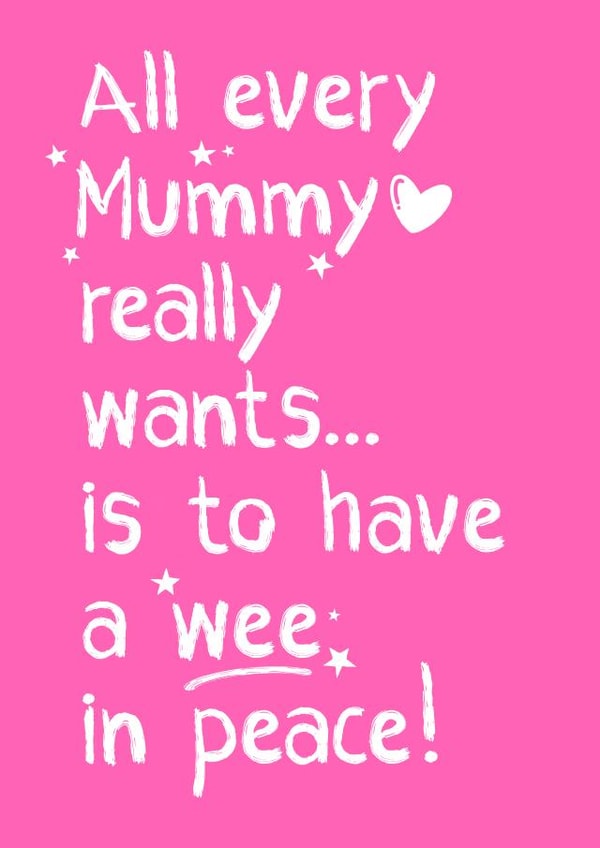 Poor Mummy... all she really wants is to have a wee in peace. created by Little Cat Creates