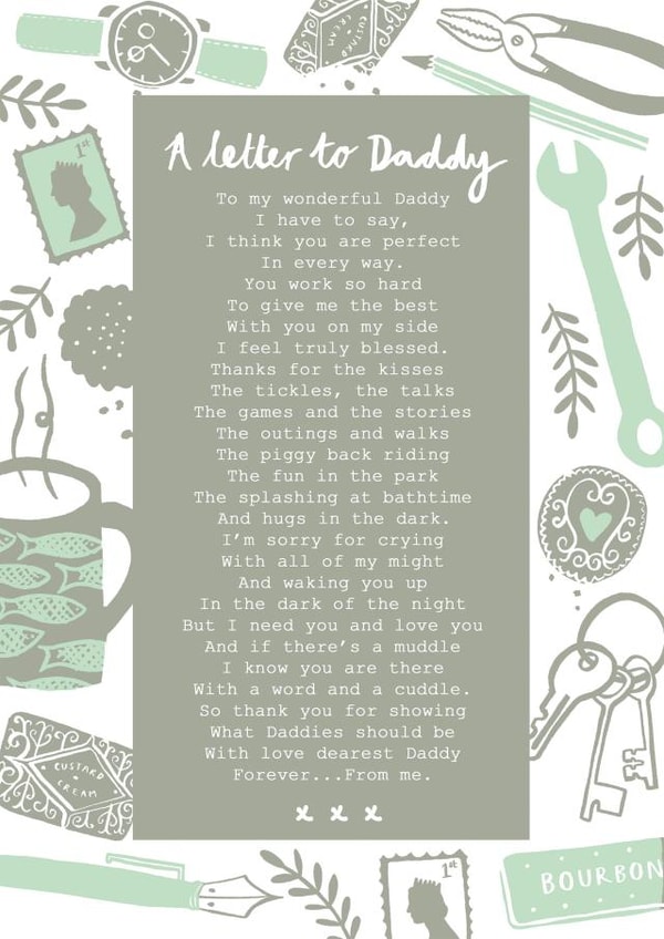 daddy spanner Father's Day Card 8712 created by Joanna Miller