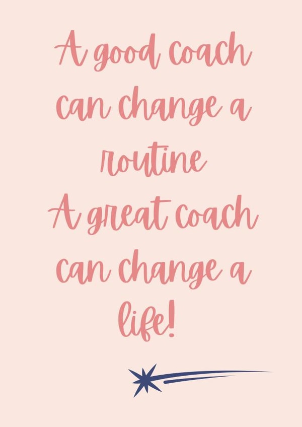 good coach Just because Card 13889 created by Gym Squad