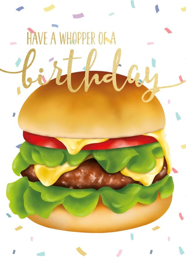 whopper big Birthday Card 16792 created by Tigerlilly