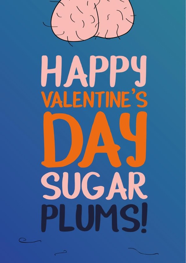 sugar plums Valentines Day Card 24777 created by Paul O'Connor