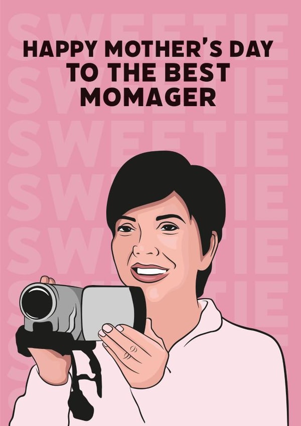 kris jenner kardashian Mothers Day Card 17130 created by Guilty Cards