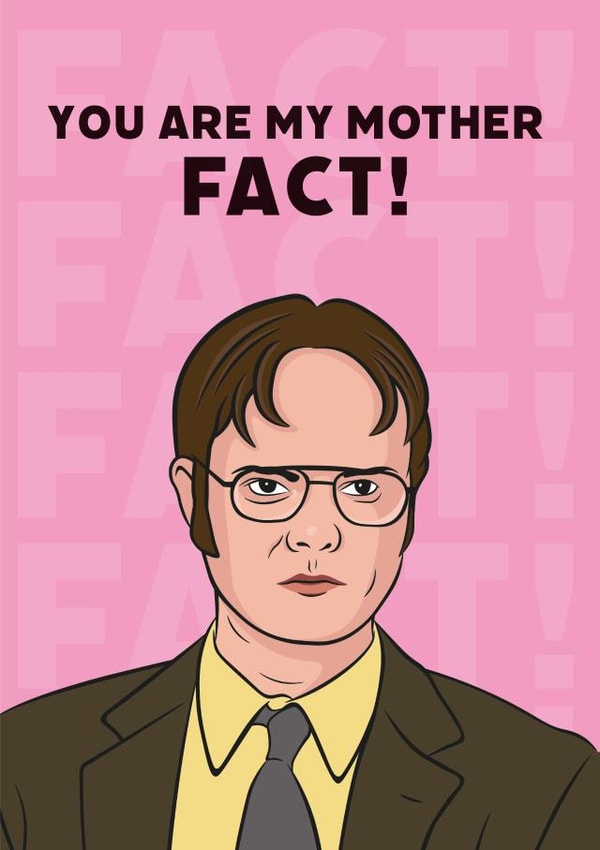 the office mum Mothers Day Card 41781 created by Guilty Cards