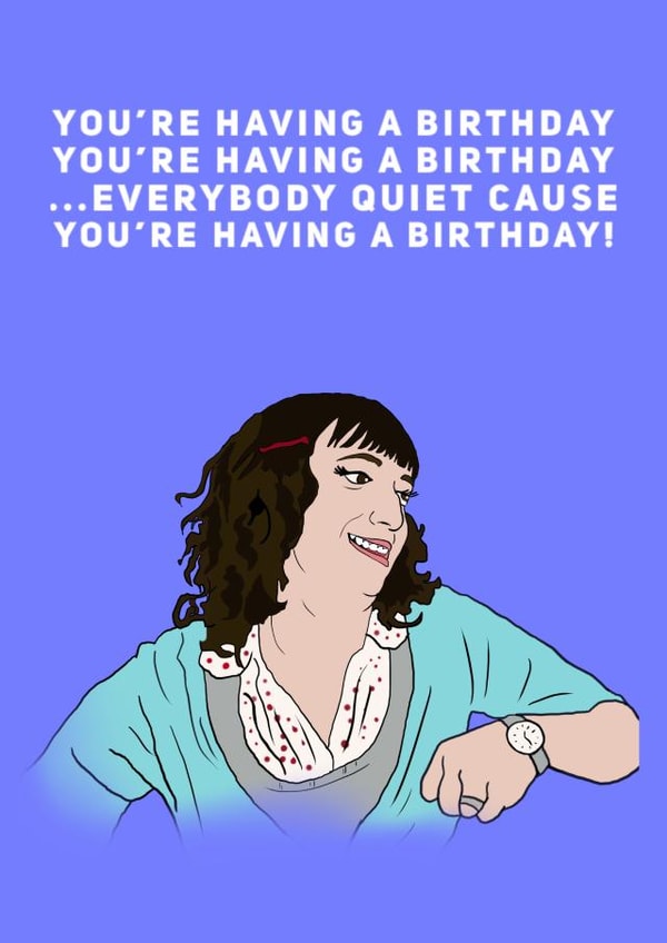 Peep Show Dobby Birthday Card 18996 created by Elgo Designs