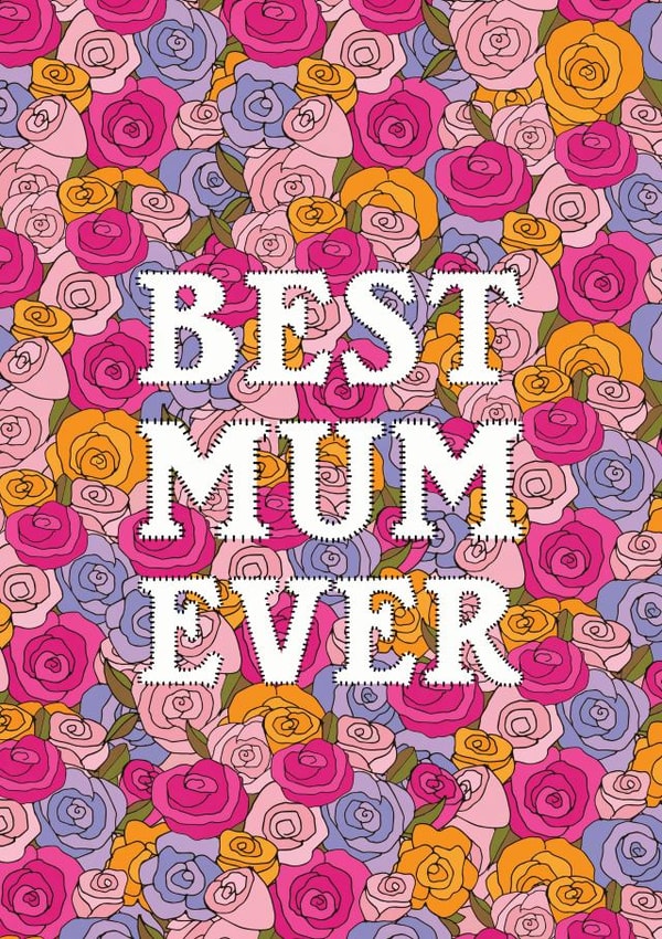mum flowers Mothers Day Card 41254 created by Pearl Ivy
