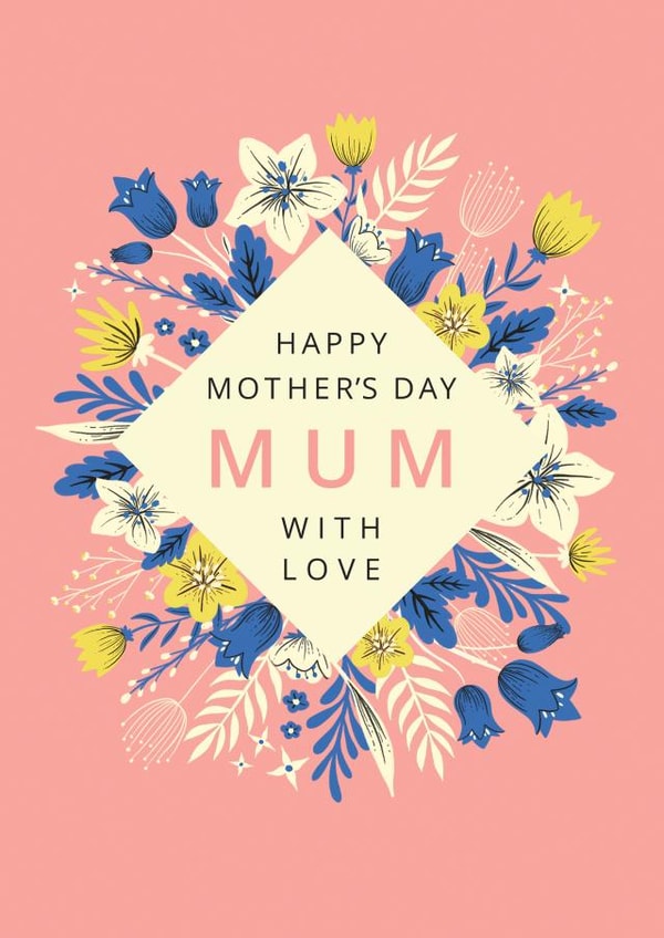 Mother’s Day - For Mum - Pretty created by Dalia Clark Design
