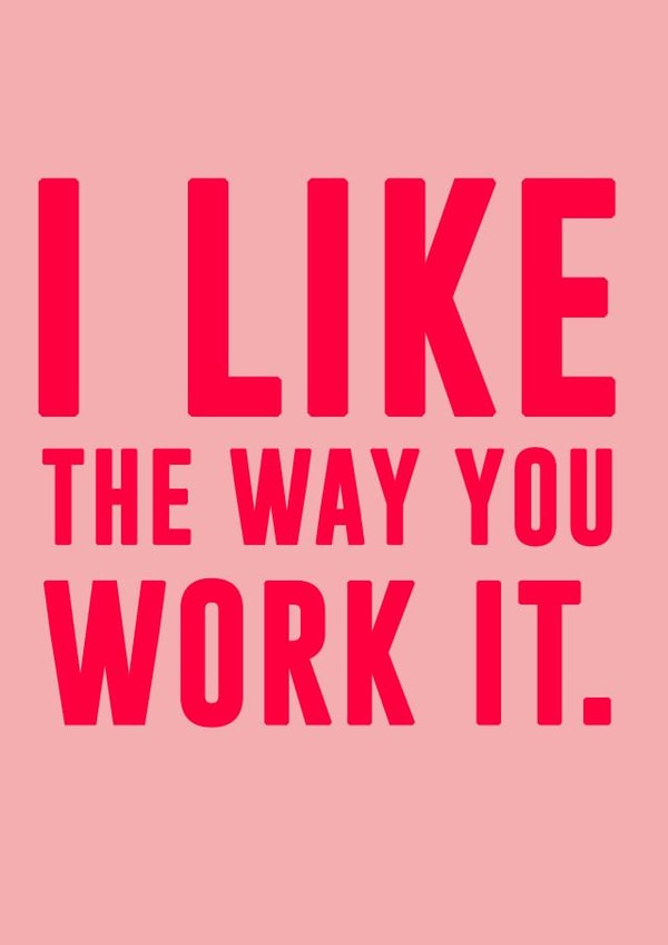 no diggity lyric Valentines Day Card 16095 created by The 13 Prints