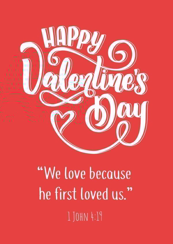 Love Valentines Valentines Day Card 41260 created by Christian Gift Store