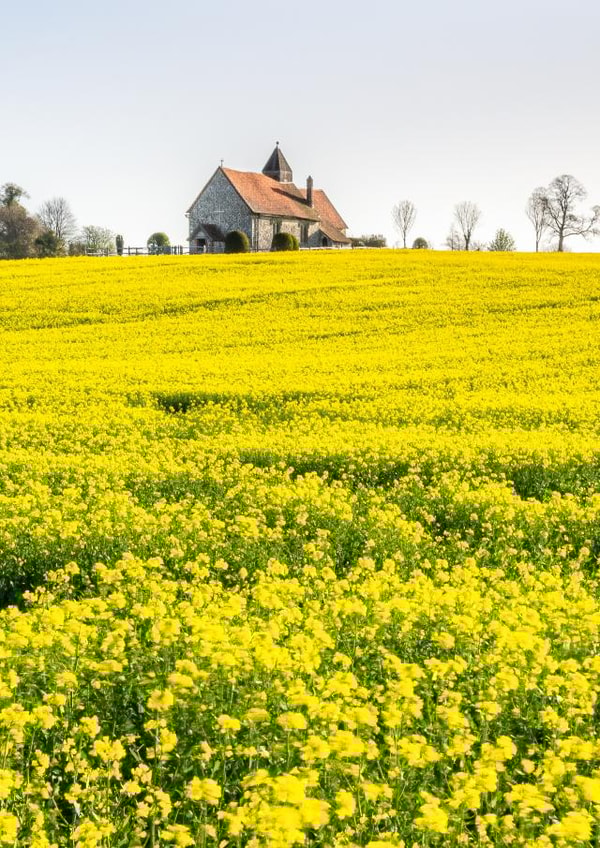 photographic church Sympathy Card 23762 created by Roger Voller