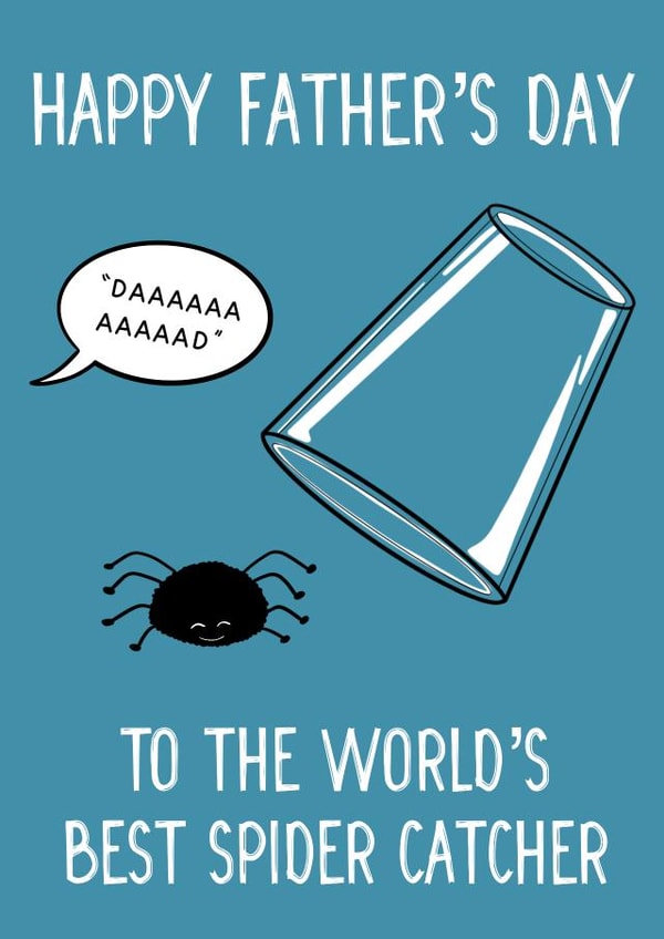 Fathers Day Best Spider Catcher Card created by From Deanna