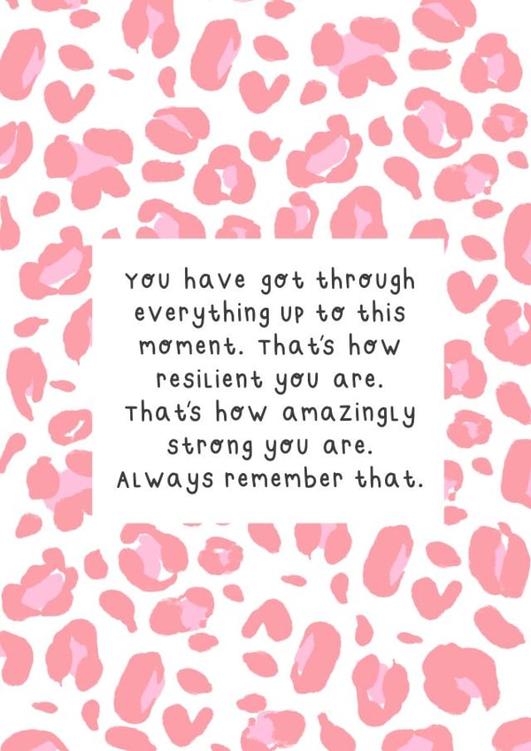 Supportive card for a friend. created by Jessica Rachel Sharp