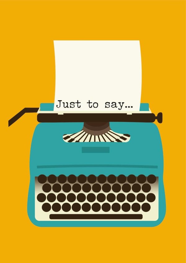 Retro/Vintage illustration Thank You Card 26248 created by Gail Myerscough