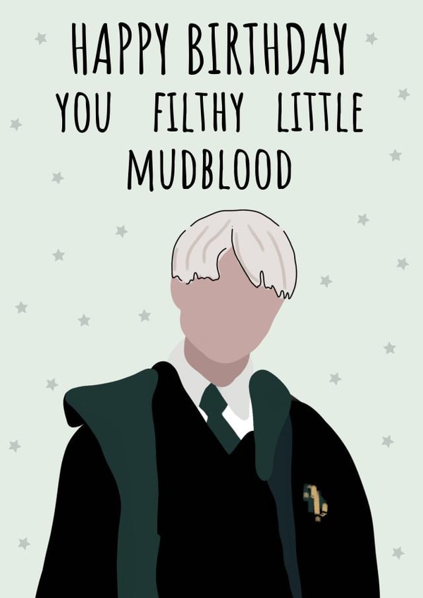 tom fleton draco Birthday Card 44217 created by Spotlight Card Co.