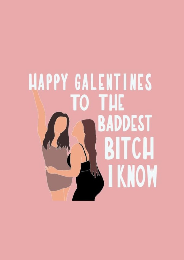 galentines friend Valentines Day Card 43623 created by Dylego