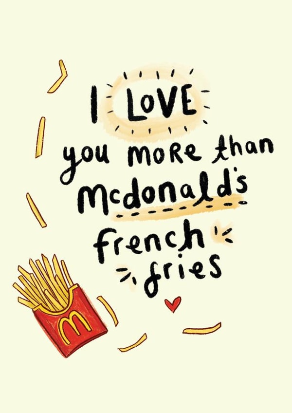 love mcdonalds Anniversary Card 44672 created by Rachel Suzanne