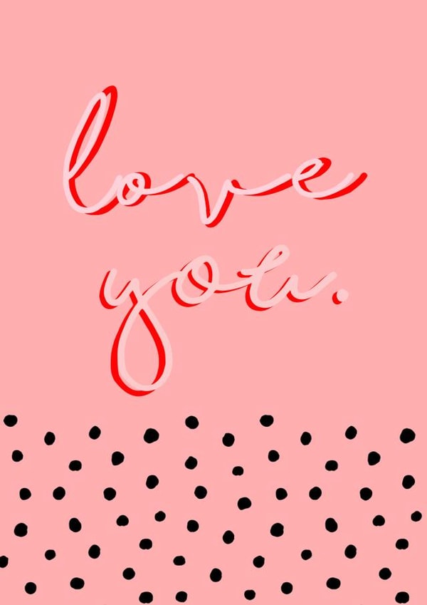 love I love you Anniversary Card 21708 created by The Designer @74