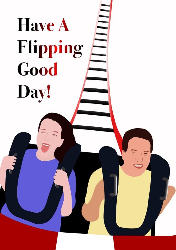 Birthday Rollercoaster Card 40486 created by Beth & Tom